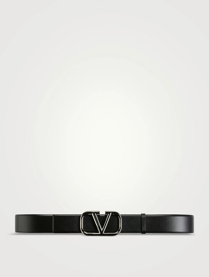 VLOGO Signature Leather Belt
