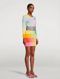 Waist Cut-Out Bodycon Mini Dress