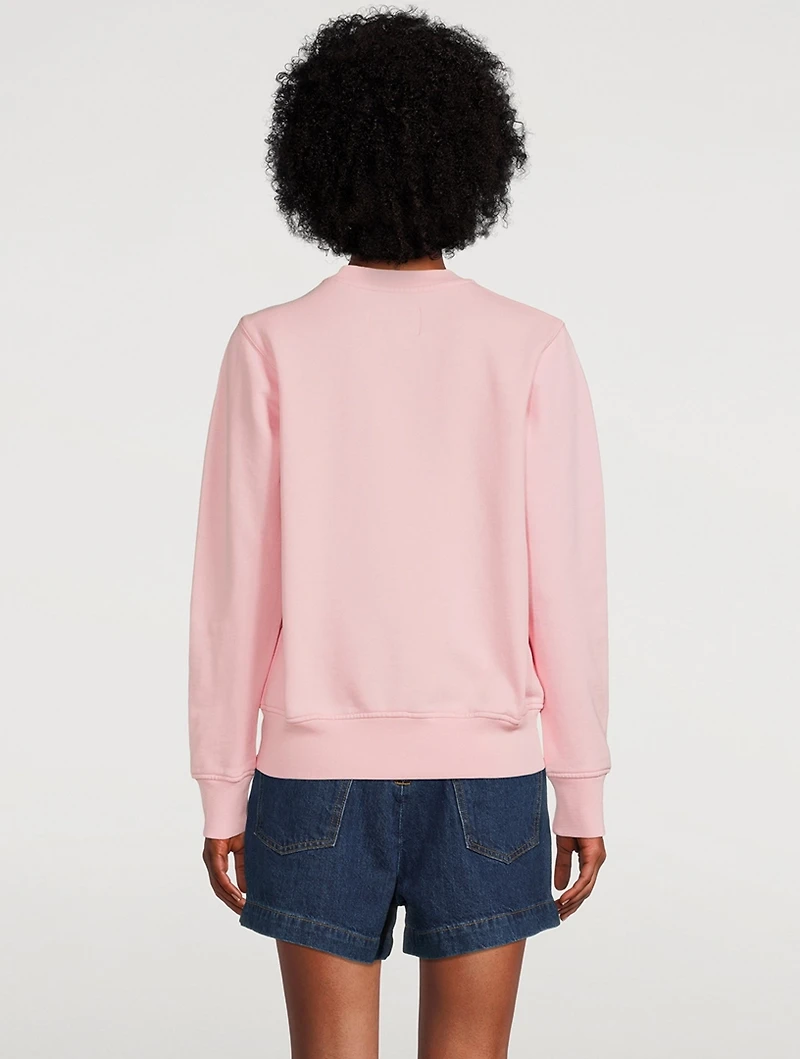Cotton Embroidered Sweatshirt