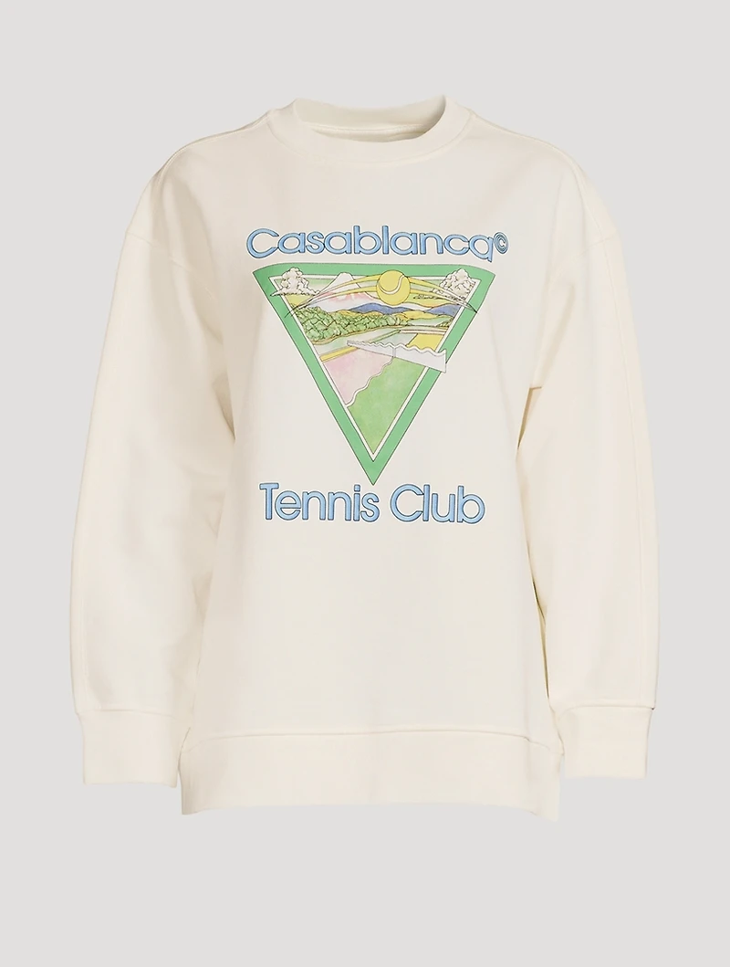 Screen-Printed Boyfriend Sweatshirt