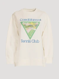 Screen-Printed Boyfriend Sweatshirt