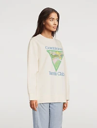 Screen-Printed Boyfriend Sweatshirt