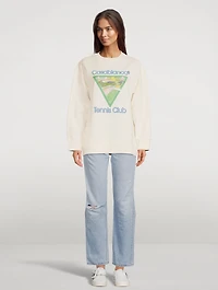 Screen-Printed Boyfriend Sweatshirt