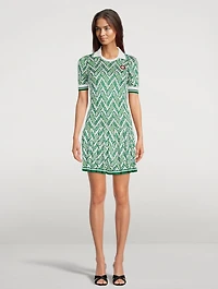 Short-Sleeve Mini Tennis Dress