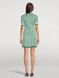 Short-Sleeve Mini Tennis Dress