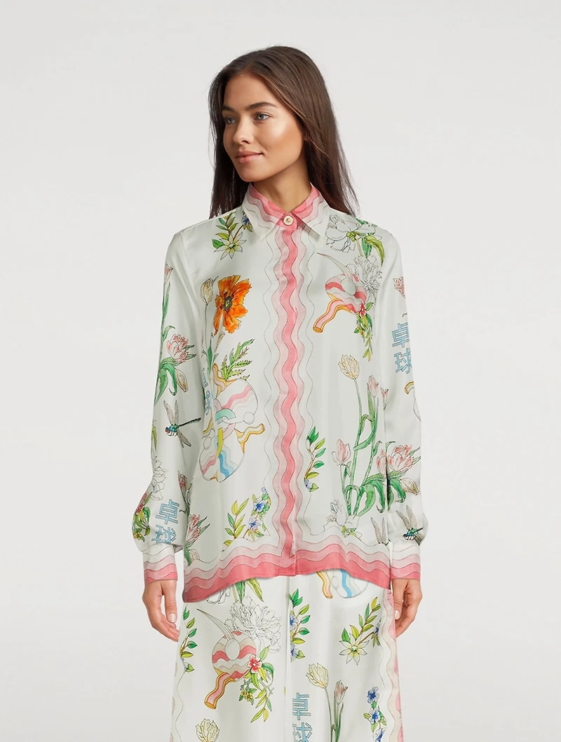 Silk Printed Shirt