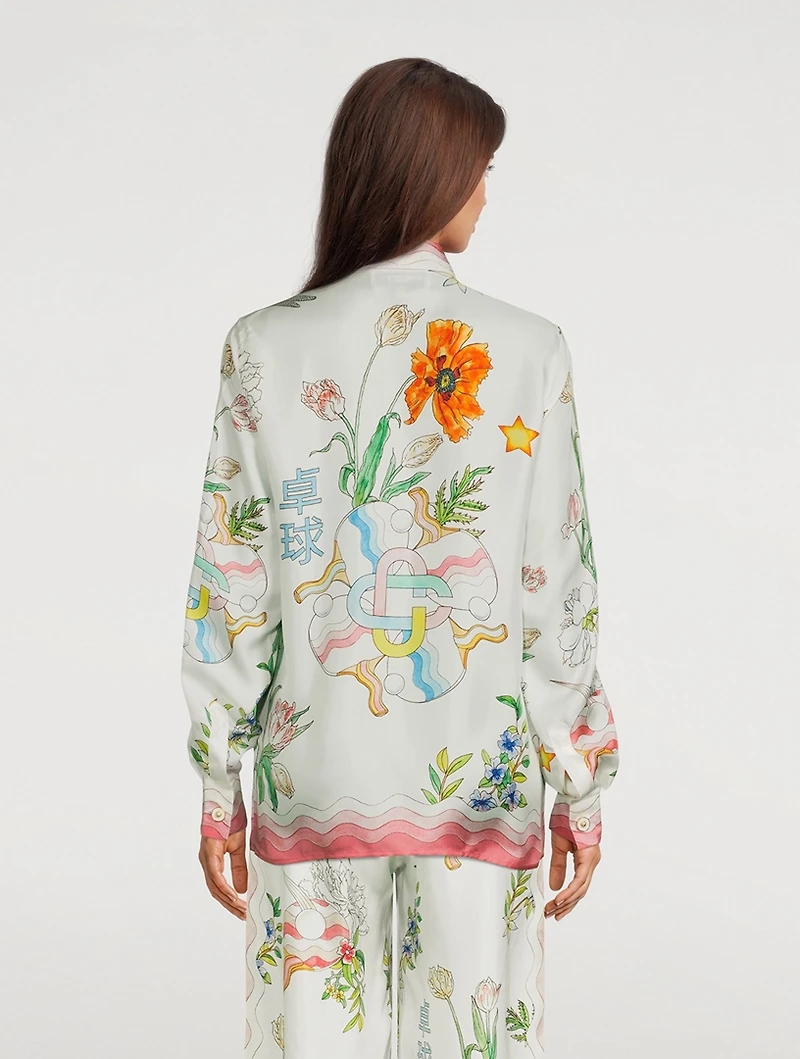 Silk Printed Shirt