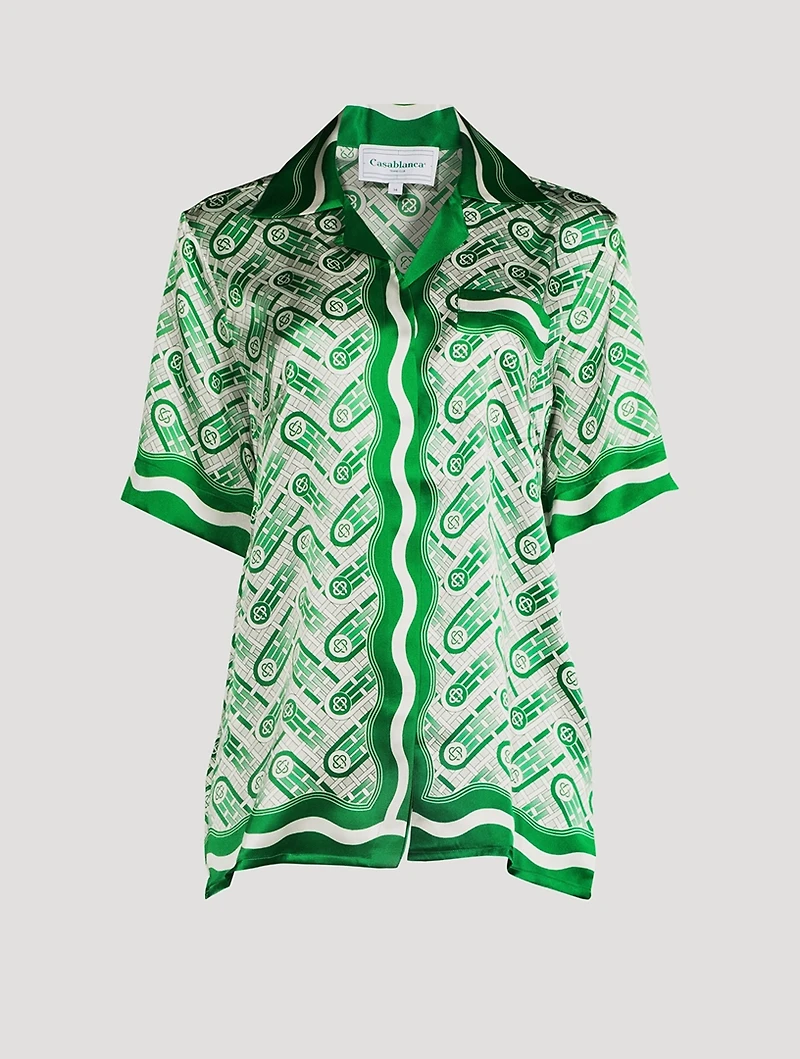 Silk Short-Sleeve Shirt