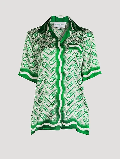 Silk Short-Sleeve Shirt