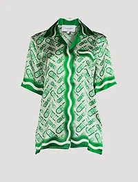 Silk Short-Sleeve Shirt