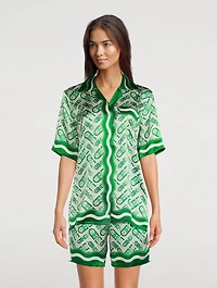 Silk Short-Sleeve Shirt