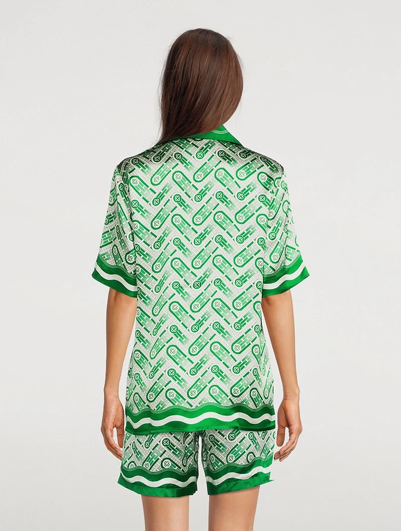 Silk Short-Sleeve Shirt