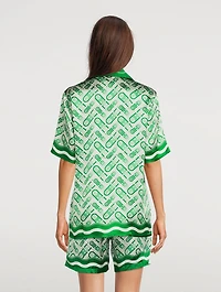Silk Short-Sleeve Shirt