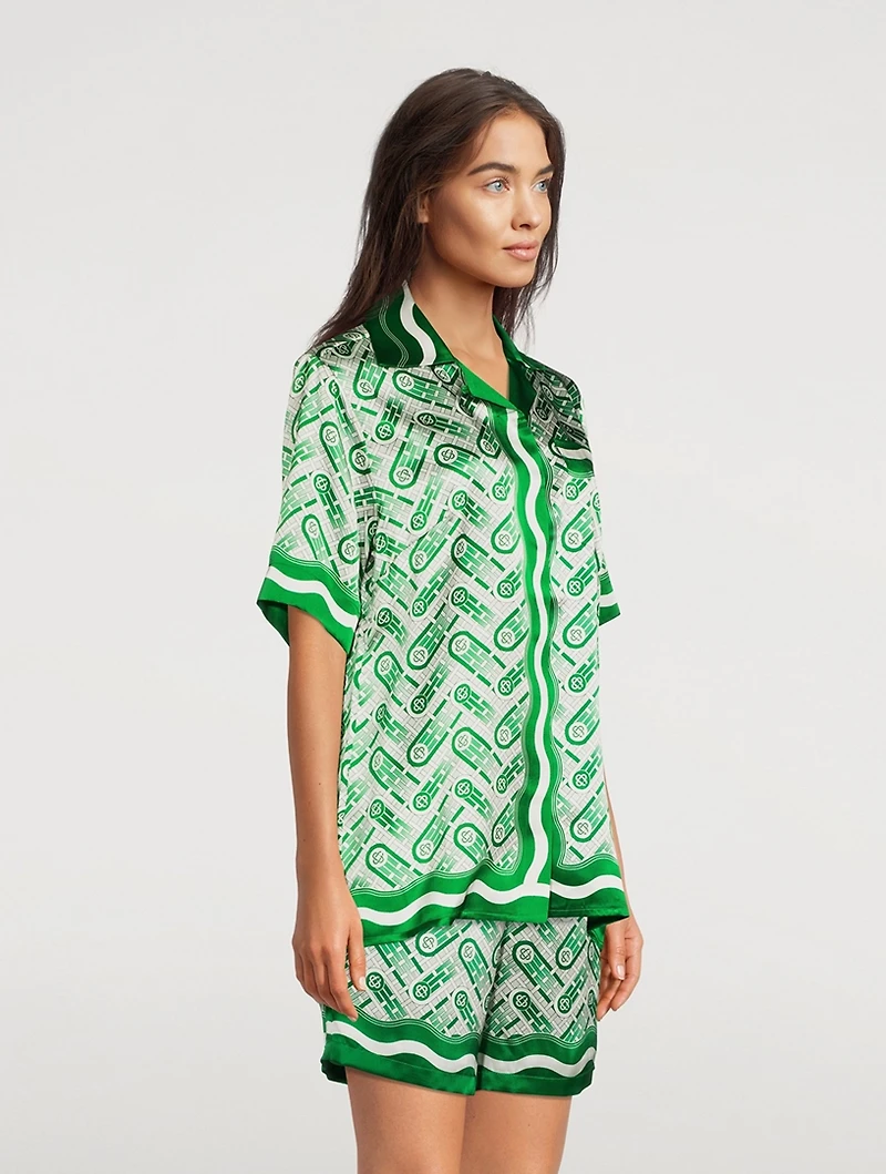 Silk Short-Sleeve Shirt