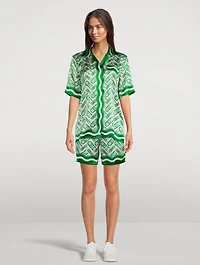 Silk Short-Sleeve Shirt