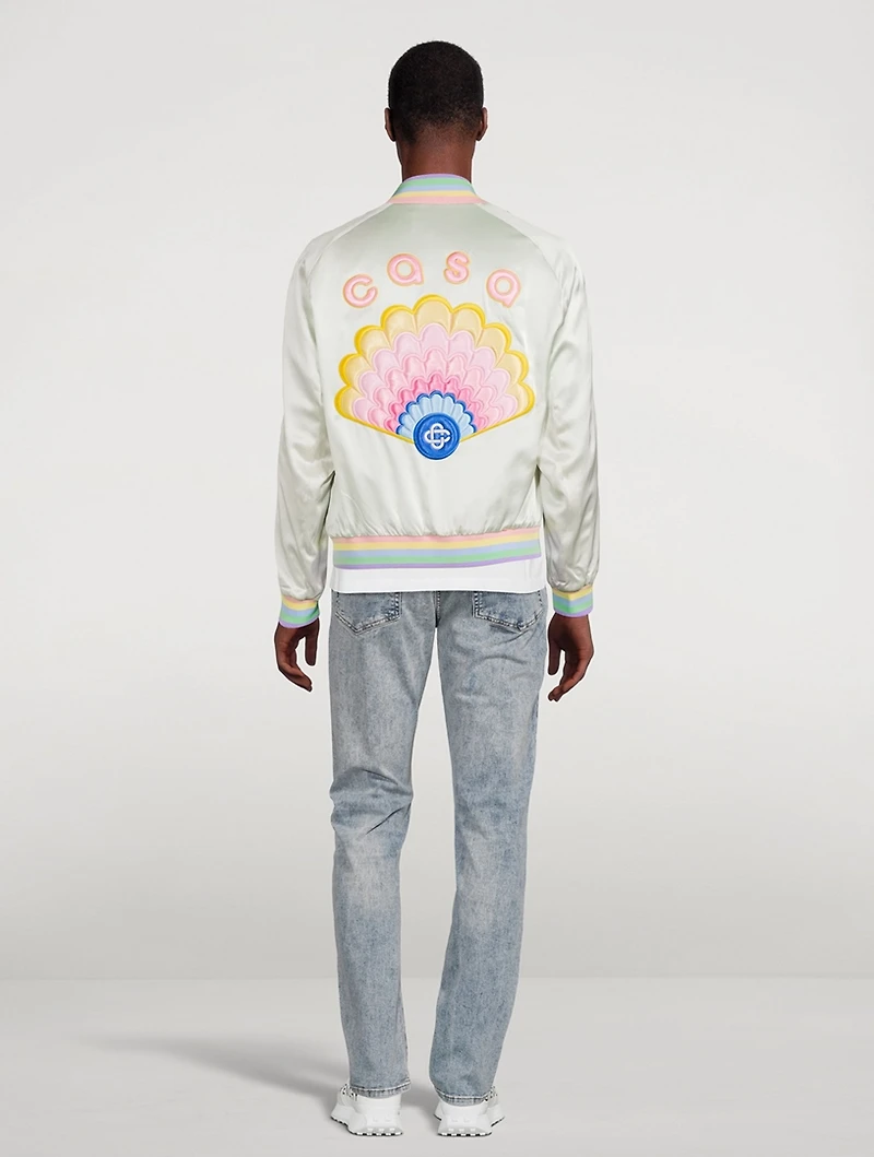 Casa Shell Silk Souvenir Jacket