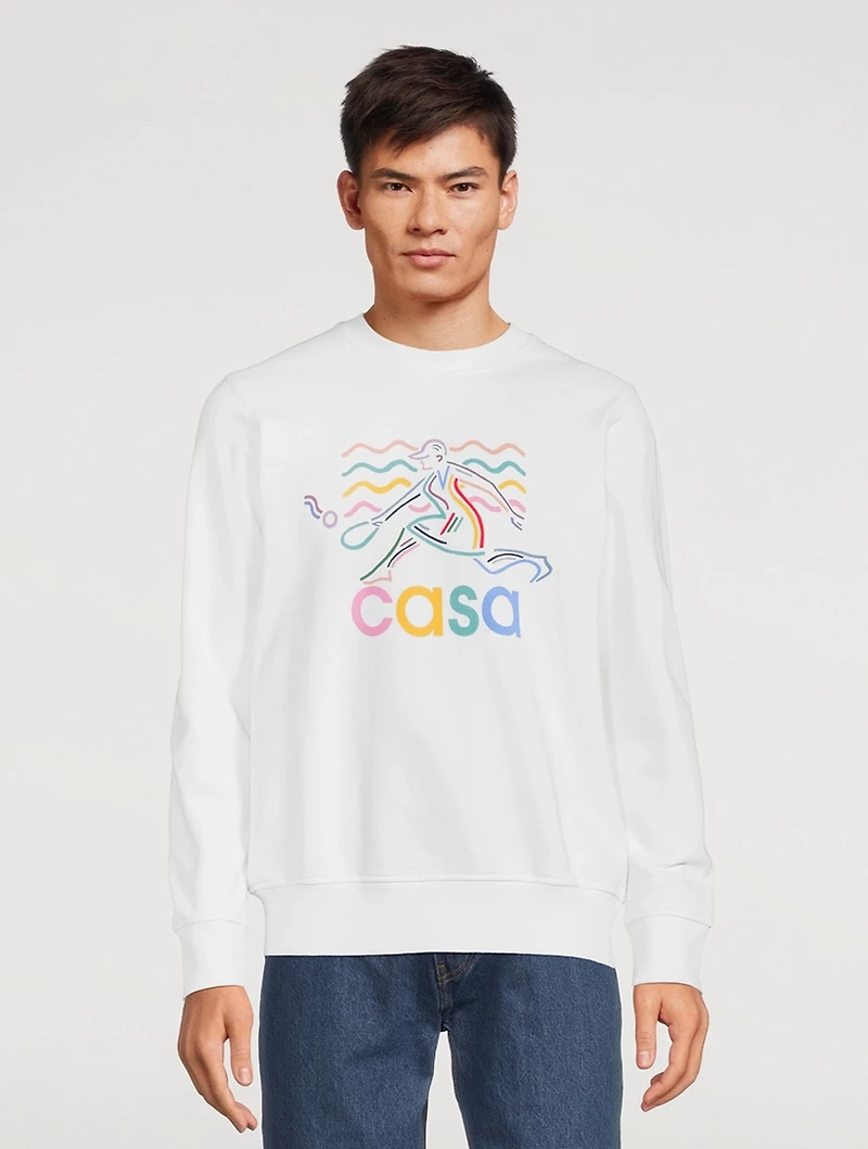 Beach Tennis Girl Sweatshirt