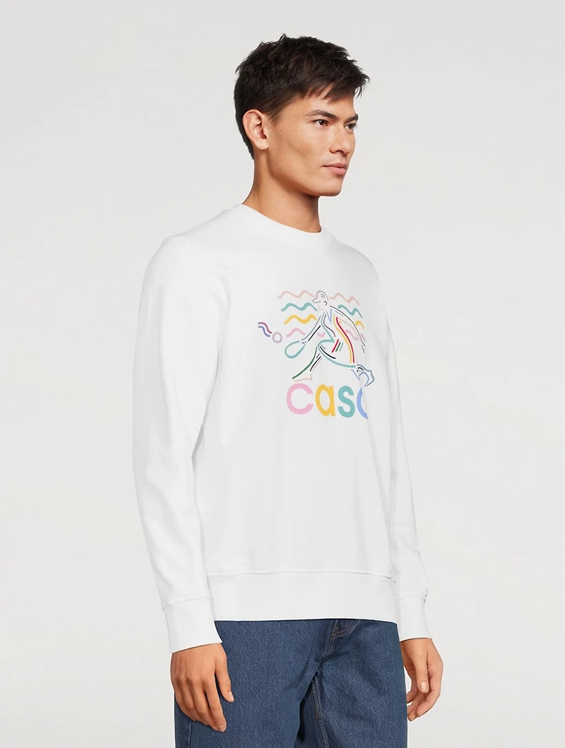 Beach Tennis Girl Sweatshirt