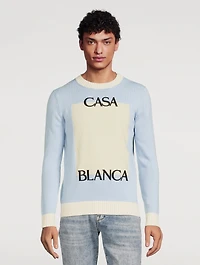 Cotton Logo Sweater