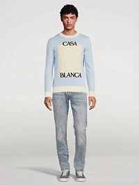 Cotton Logo Sweater
