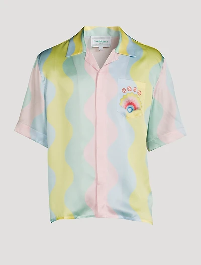 Casa Shell Silk Cuban Shirt