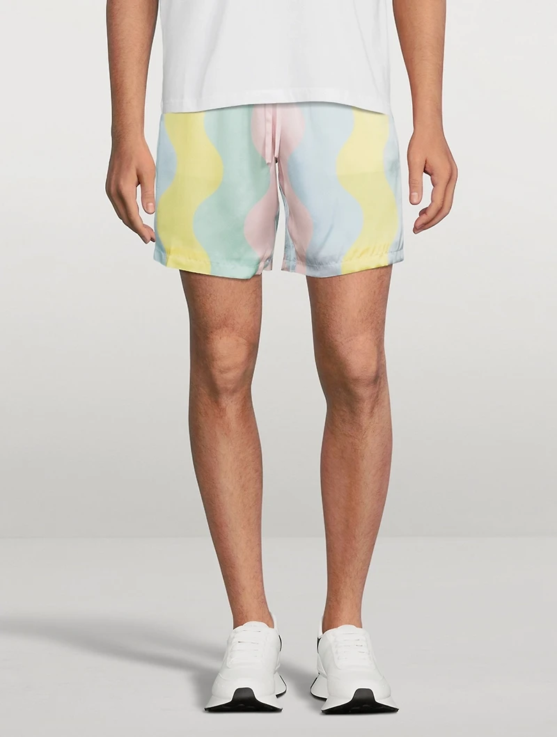 Casa Shell Silk Shorts