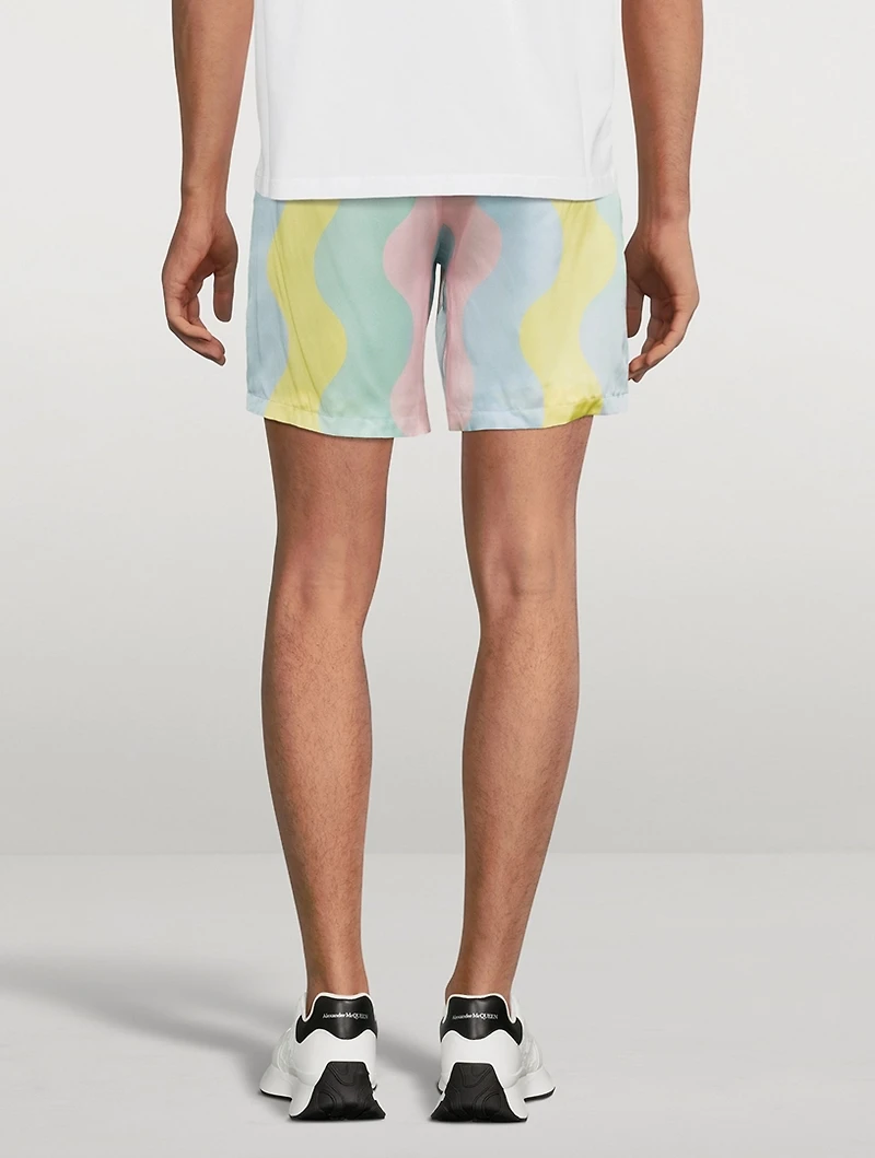 Casa Shell Silk Shorts
