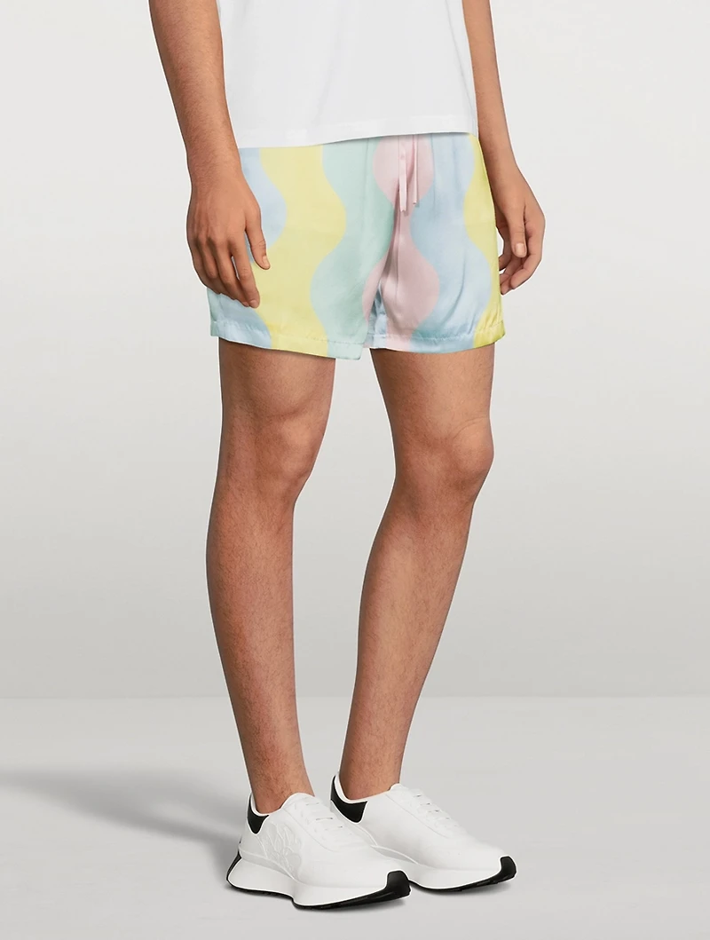Casa Shell Silk Shorts