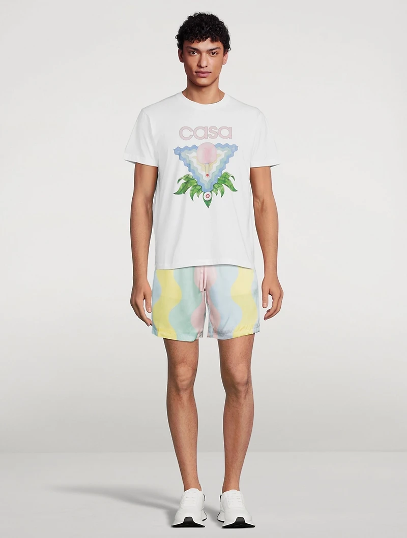 Casa Shell Silk Shorts