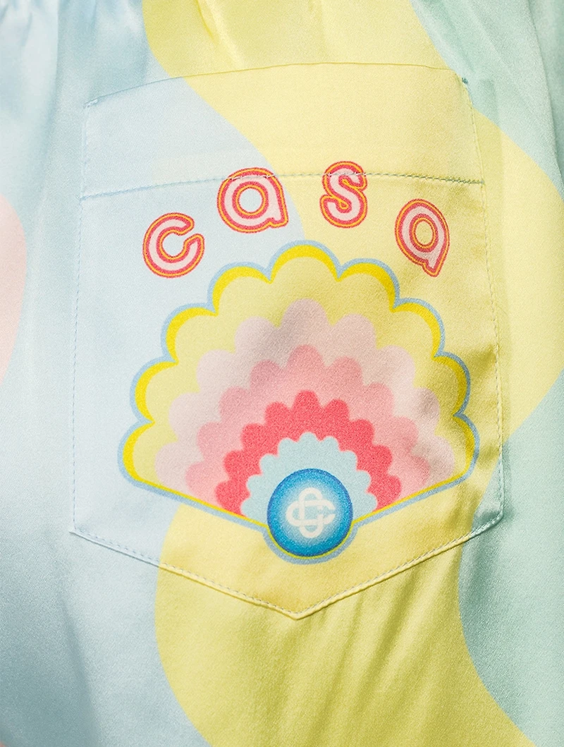Casa Shell Silk Shorts
