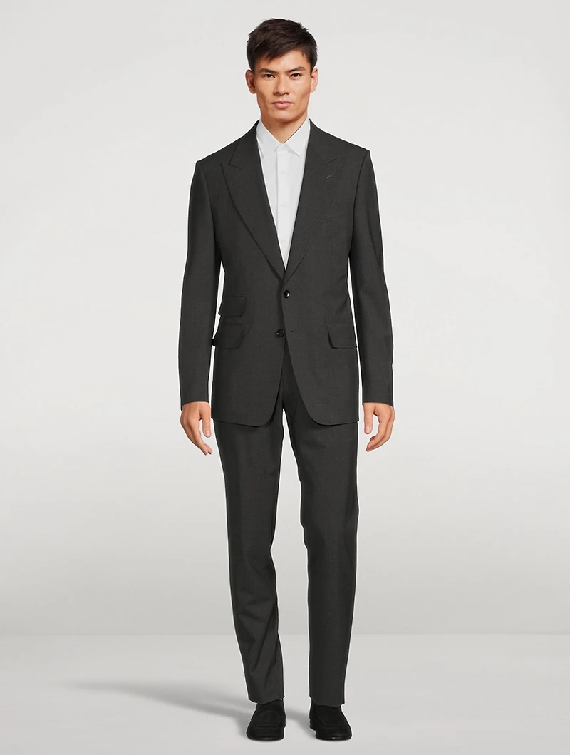 Wool Stretch Two-Piece Suit