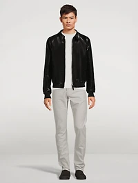 Lurex Zip Blouson Jacket