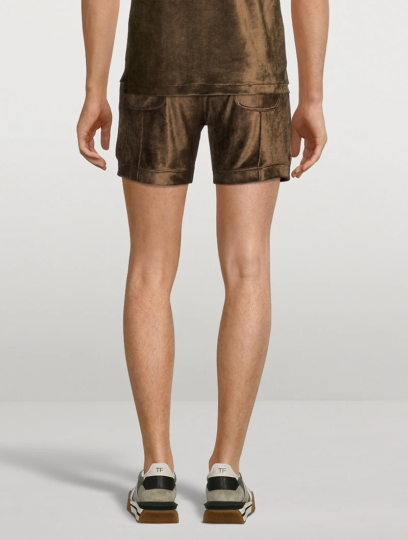 Fluid Modal Velour Shorts