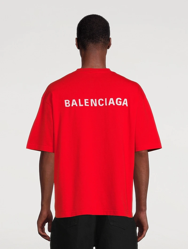 Cotton T-Shirt With Back Logo