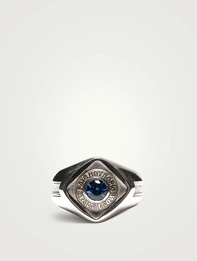 Sterling Silver Psychotropic Class Ring