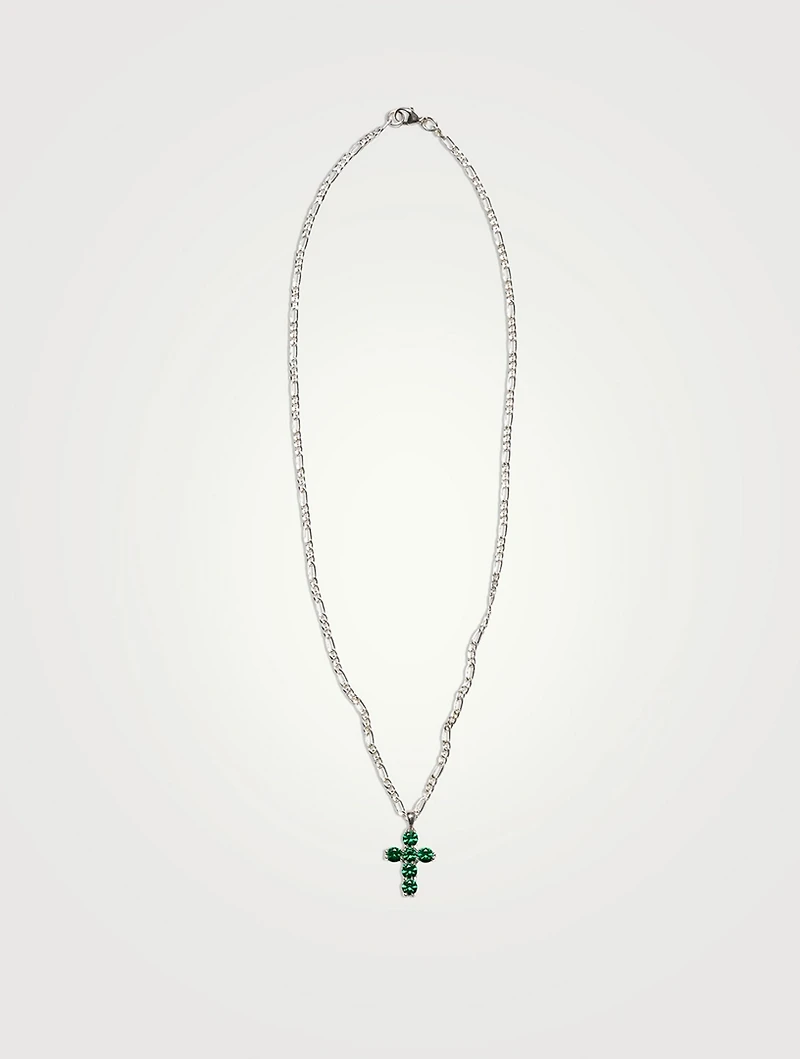 Sterling Silver Cross Chain Necklace