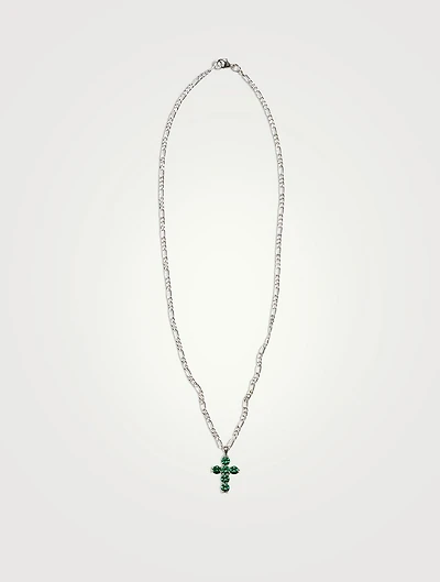 Sterling Silver Cross Chain Necklace
