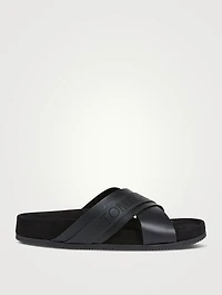 Wicklow Leather Slider Sandals
