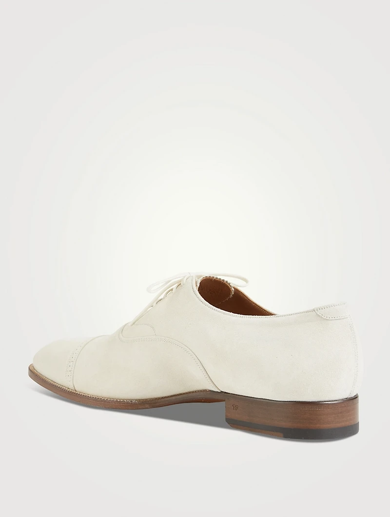 British Suede Lace-Up Shoes