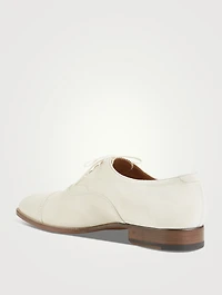 British Suede Lace-Up Shoes