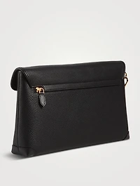 Buttery Leather Large Clutch