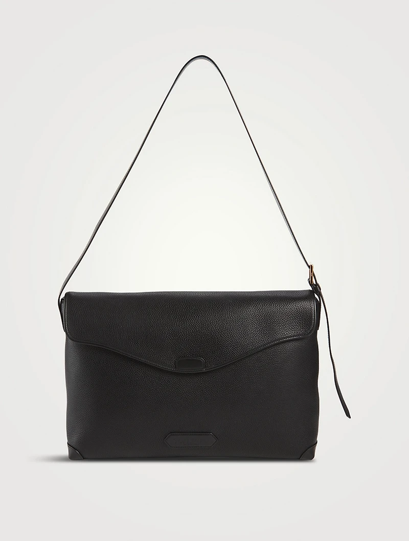 Smooth Leather Shoulder Bag