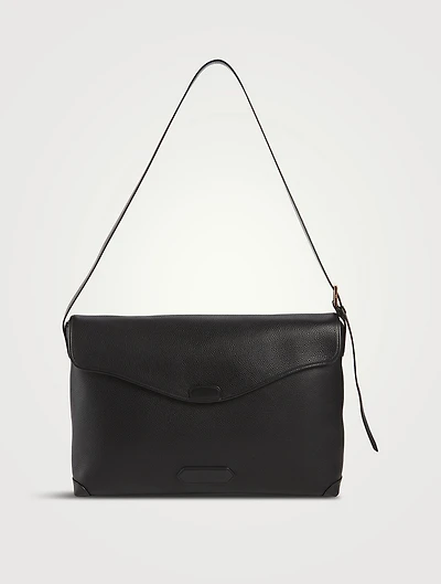 Smooth Leather Shoulder Bag