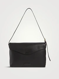 Smooth Leather Shoulder Bag