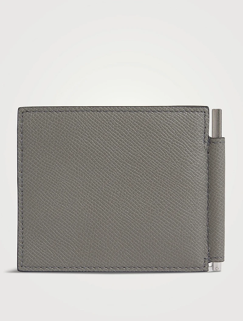 T Line Leather Bifold Wallet