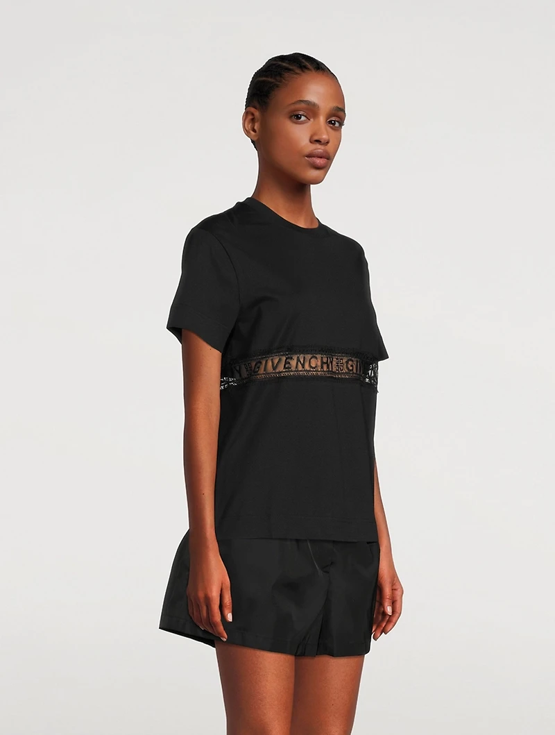 Lace Webbing T-Shirt