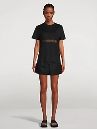 Lace Webbing T-Shirt