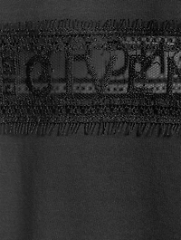 Lace Webbing T-Shirt