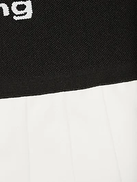 Logo-Elastic Mini Skirt