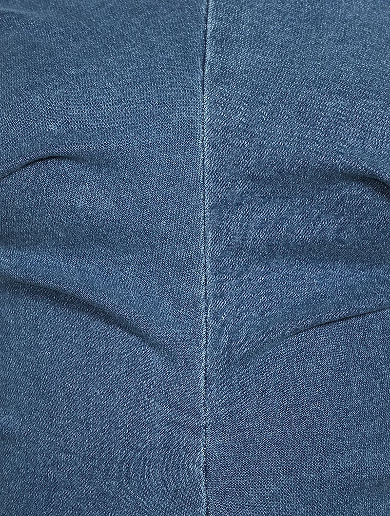 Off-The-Shoulder Denim Top